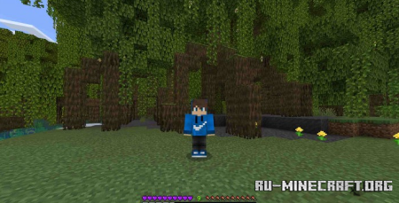 Скачать Интерфейс фиолетового цвета для Minecraft PE 1.19