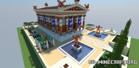  Greek Temple of Poseidon  Minecraft