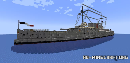  SMS Helgoland - German Dreadnought Battleship  Minecraft
