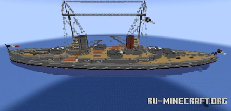 ������� SMS Kaiser - German Dreadnought Battleship ��� Minecraft