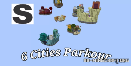 ������� 6 Cities Parkour V1.2 ��� Minecraft