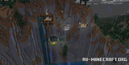  Cliff Face Home and Rooms  Minecraft