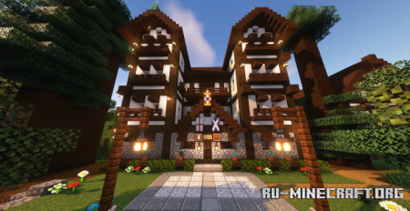  The Royal Inn - a Tudor style mansion  Minecraft