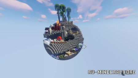 Скачать Мега паркур в шаре для Minecraft PE