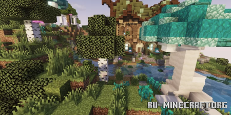 ������� Floaty Birch Island by Sirium ��� Minecraft