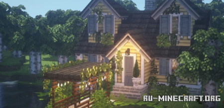  Yellow Cottage - Cocricot  Minecraft