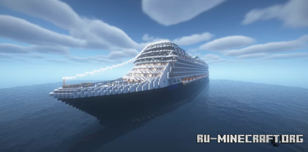  Serenade Majesty (Custom Cruise Ship)  Minecraft