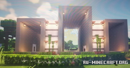 Скачать Modern house by Dragos Ivascuuu для Minecraft