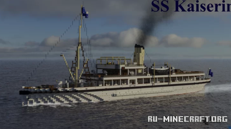 ������� SS Kaiserin (1901) - Full Interior ��� Minecraft