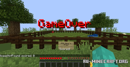 ������� Snake game by MOAAZNOTFOUND ��� Minecraft