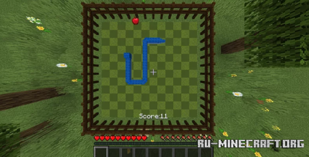 ������� Snake game by MOAAZNOTFOUND ��� Minecraft