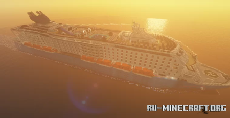 ������� WOCL Ocean Crest. Custom Minecraft Cruiseship ��� Minecraft
