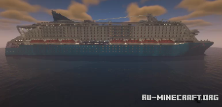������� WOCL Ocean Crest. Custom Minecraft Cruiseship ��� Minecraft