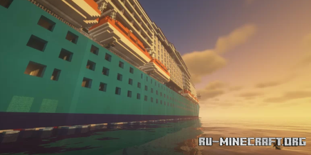 ������� WOCL Ocean Crest. Custom Minecraft Cruiseship ��� Minecraft