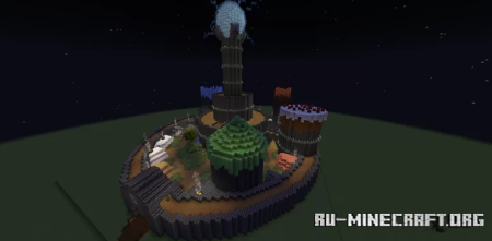 ������� Mega Castle Base with 4Towers different design ��� Minecraft