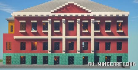 ������� Old house in classicism style with interiors ��� Minecraft