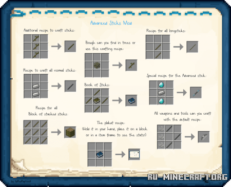 Скачать Advanced Sticks для Minecraft 1.20.2