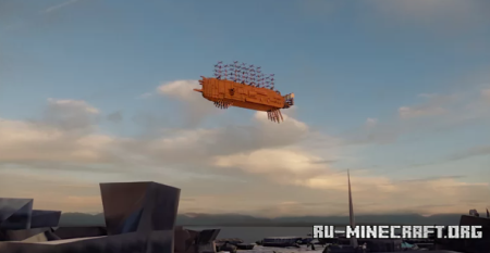 ������� A Replica of one of Hayao Miyazaki's Airships ��� Minecraft