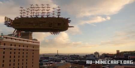 ������� A Replica of one of Hayao Miyazaki's Airships ��� Minecraft