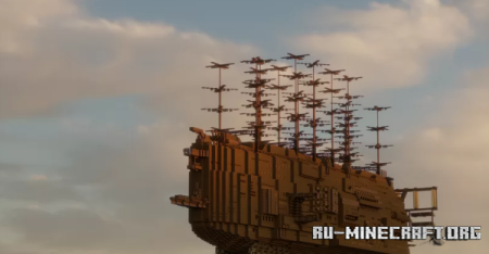 ������� A Replica of one of Hayao Miyazaki's Airships ��� Minecraft