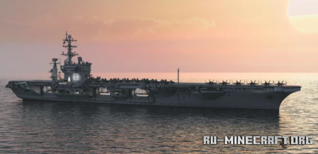 ������� USS Dwight D Eisenhower CVN-69 ��� Minecraft