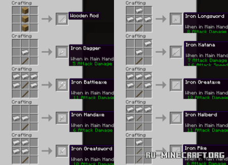 Скачать Variant Tools and Weaponry – More Weapons для Minecraft 1.20.1