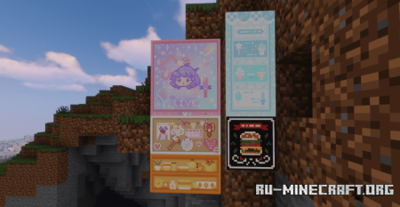 Скачать Pretty Pixel Paintings для Minecraft 1.20
