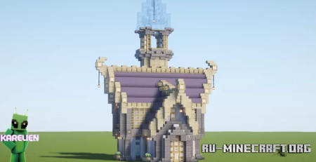  Skyfather's Cottage - Fantasy Starter House  Minecraft