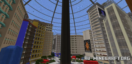 ������� Metro city - a self sustaining domed city ��� Minecraft