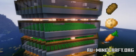 ������� Ultimate Farm ( Carrot, Potatoes, Wheat, Bread) ��� Minecraft