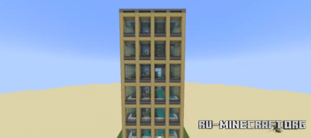 ������� Stripped Birch Wood Office Highrise ��� Minecraft