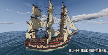  Frigate Sailing Ship form the 18th centery  Minecraft