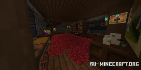 ������� Big magic house with fireplace ��� Minecraft