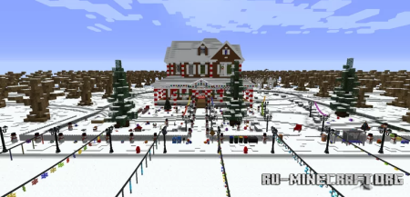 ������� Realistic House - Christmas ��� Minecraft