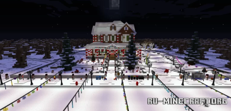 ������� Realistic House - Christmas ��� Minecraft