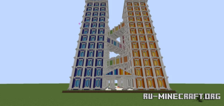 ������� Rainbow Tower by elaineandsparky ��� Minecraft