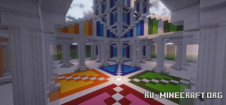 ������� Rainbow Tower by elaineandsparky ��� Minecraft