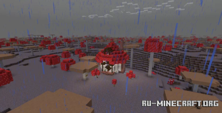  Mushroom House in Large Mushroom Biome  Minecraft