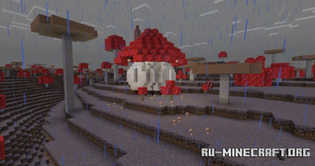  Mushroom House in Large Mushroom Biome  Minecraft