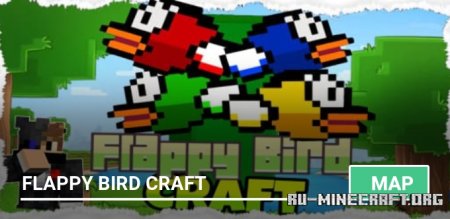 ������� Flappy Bird Craft ��� Minecraft PE