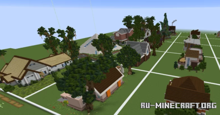 ������� Map 50 House buldings ��� Minecraft