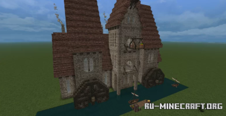 ������� Big Watermill by Felynriia ��� Minecraft