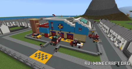 ������� Fireman Sam: Pontypandy Map ��� Minecraft PE