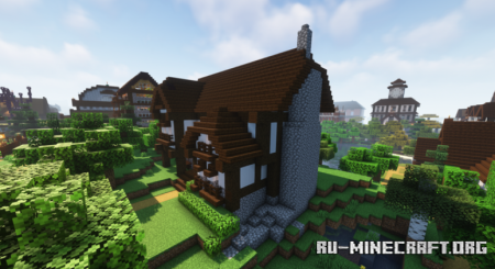 ������� The Royal Village Tudor House ��� Minecraft