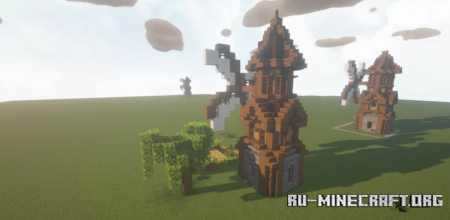 Скачать Cute Rustic Windmill для Minecraft