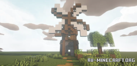 Скачать Cute Rustic Windmill для Minecraft