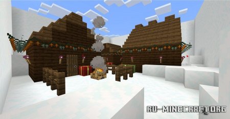  Find the Button: Christmas map by BEEZEEBOX  Minecraft PE