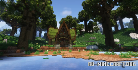 ������� Wood Elven House by HugoTheCopter ��� Minecraft