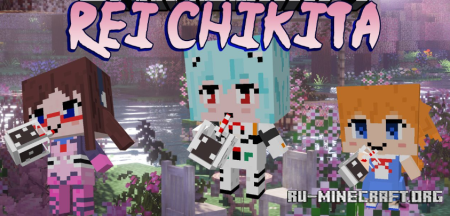  Rei Chikita Evangelion  Minecraft 1.20.1