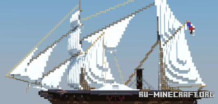  Paddle Steamer - HMS Gorgon  Minecraft